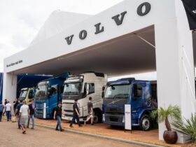 Em conjunto com a Dipesul, concessionária da marca no estado, a Volvo mostra seus principais modelos de caminhões