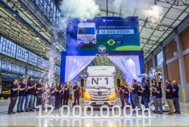 Foton monta no Brasil caminhão que marca a produção de 12 milhões de unidades no mundo