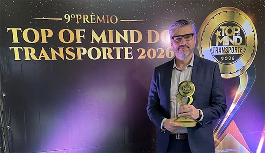 Reconhecimento reforça a consistência da marca em um dos mercados mais técnicos e competitivos do transporte