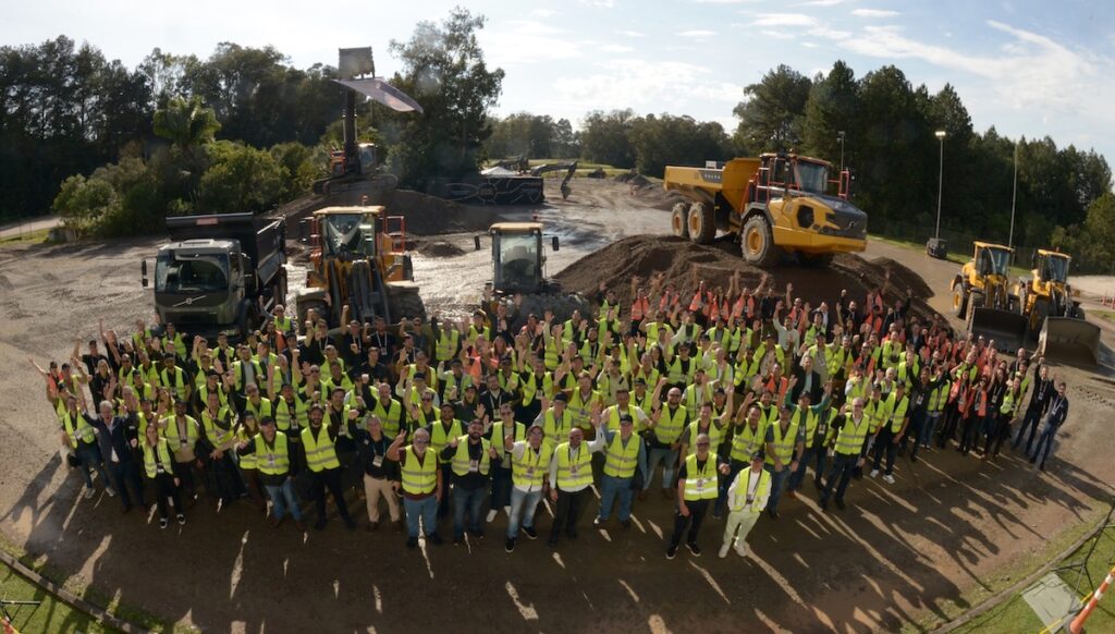 Volvo CE destaca escavadeira elétrica e conectividade durante Volvo Days