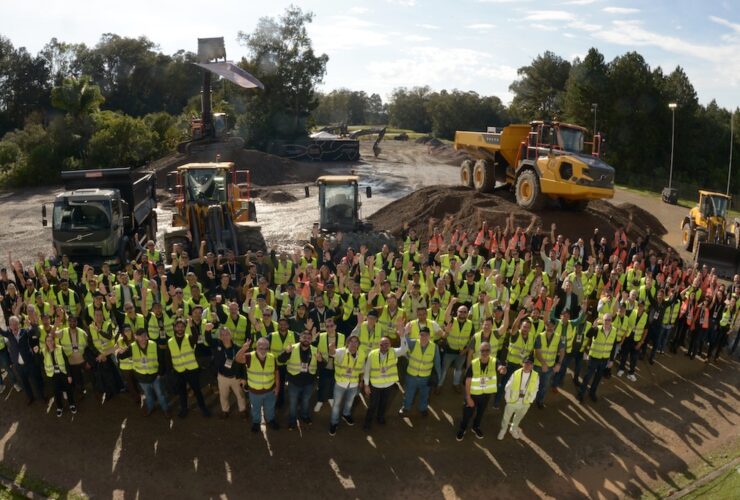 Volvo CE destaca escavadeira elétrica e conectividade durante Volvo Days