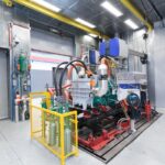 Sala de testes do BTC da Cummins, em Guarulhos (SP), onde são realizados ensaios para desenvolvimento e validação de motores