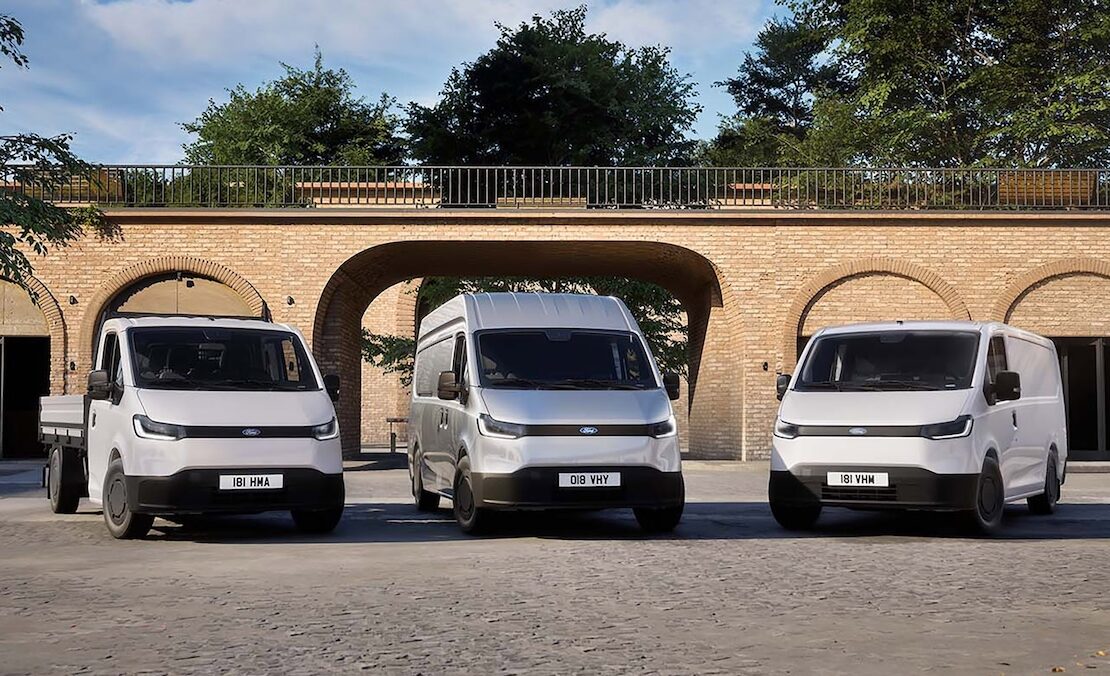 Ford revela as três versões da Transit City elétrica para o Brasil