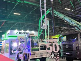 SCHWING Stetter lançou autoconcreteira SLM4000 na Paving Expo 2026