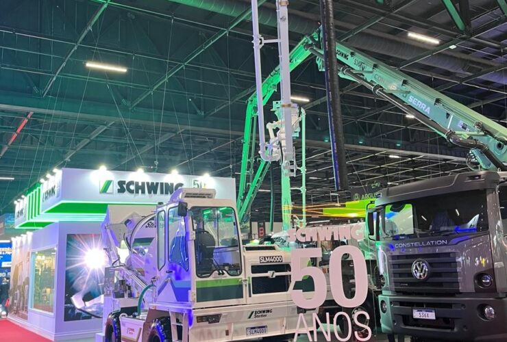 SCHWING Stetter lançou autoconcreteira SLM4000 na Paving Expo 2026
