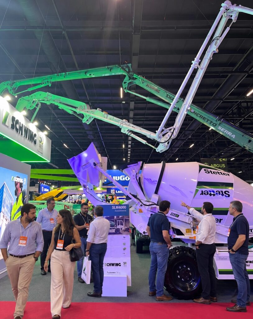 SCHWING Stetter lançou autoconcreteira SLM4000 na Paving Expo 2026